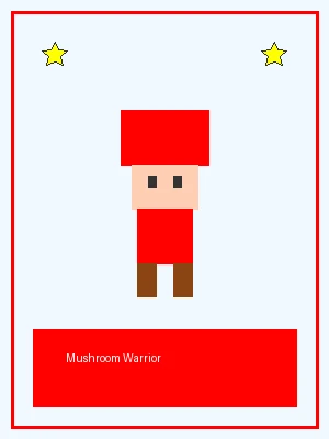 蘑菇勇士像素角色图，具备二段跳能力，挑战 PG赌博